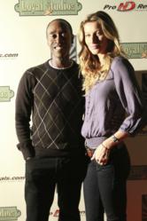 Don Cheadle and Gisele Bundchen pose for a photo at Loyal Studios for UNEP
